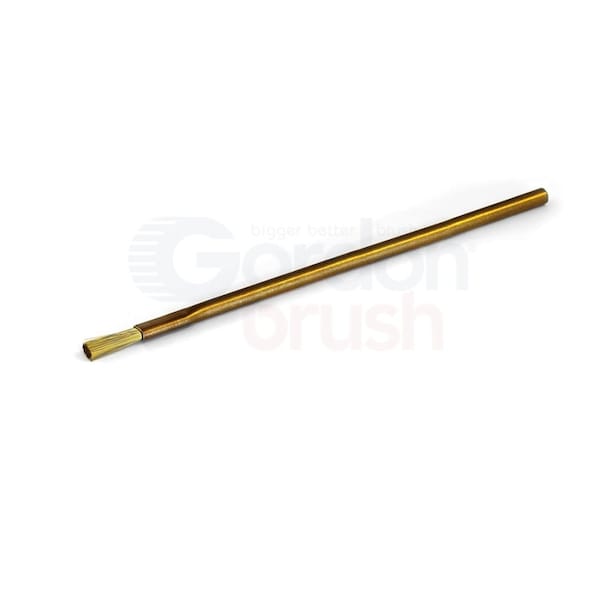 3/8" Applicator Brush, Brass Handle, 12 PK